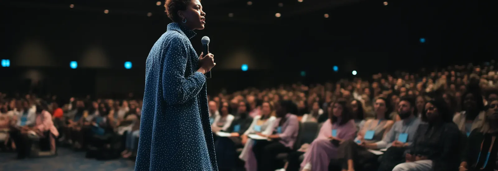 Speaker Addressing Audience
